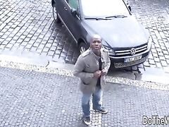 Cuckold wife Catrine Love loves black cock anally